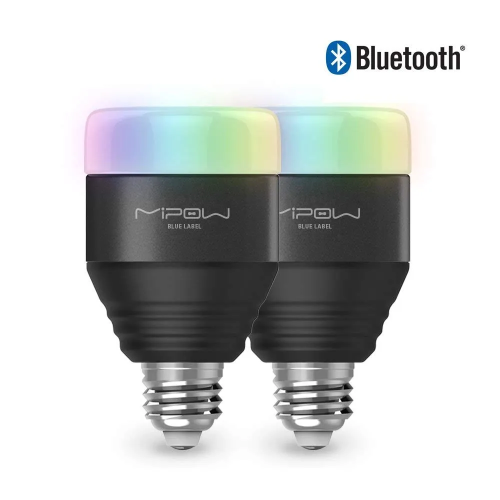 1 or 2 Bluetooth Smart LED Dimmable Light Bulbs