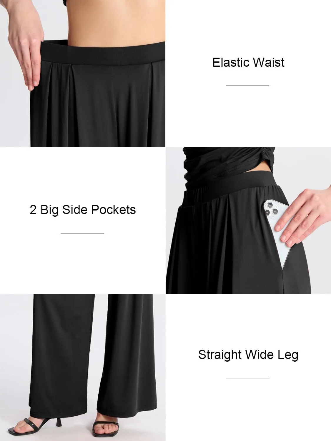 2 Piece Sets for Women Summer Crop Tops, Wide Leg Palazzo Pants Matching Lounge Sets for Women Vacation Outfits