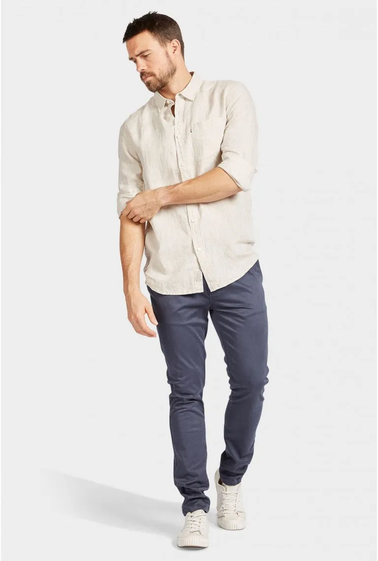 ACADEMY BRAND - Hampton Linen Shirt Oatmeal