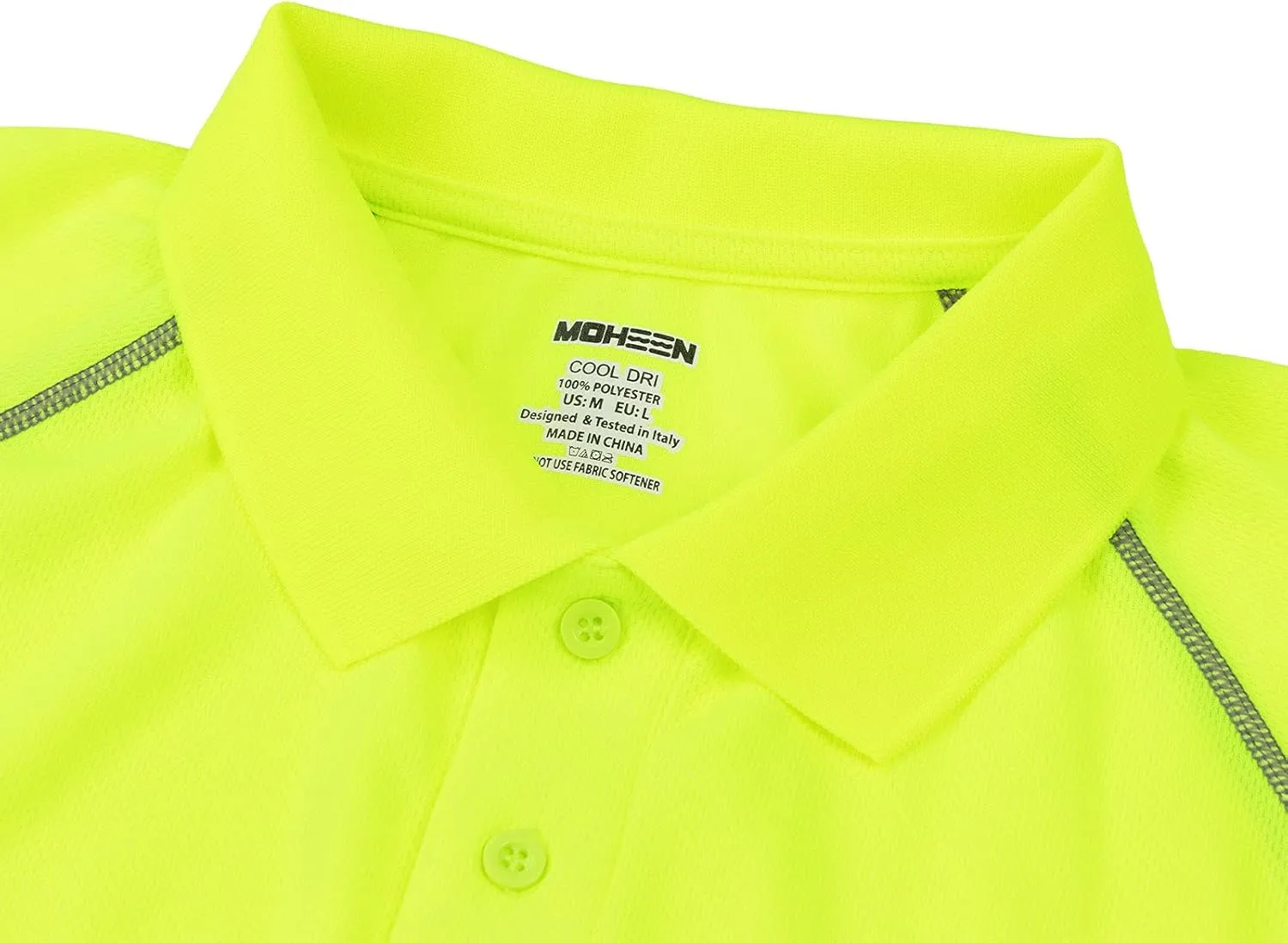 Corna Men's Golf Polo Shirts Short Sleeve Quick Dry Fit Moisture Wicking Running Athletic Big & Tall Performance Soft