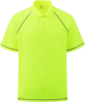 Corna Men's Golf Polo Shirts Short Sleeve Quick Dry Fit Moisture Wicking Running Athletic Big & Tall Performance Soft
