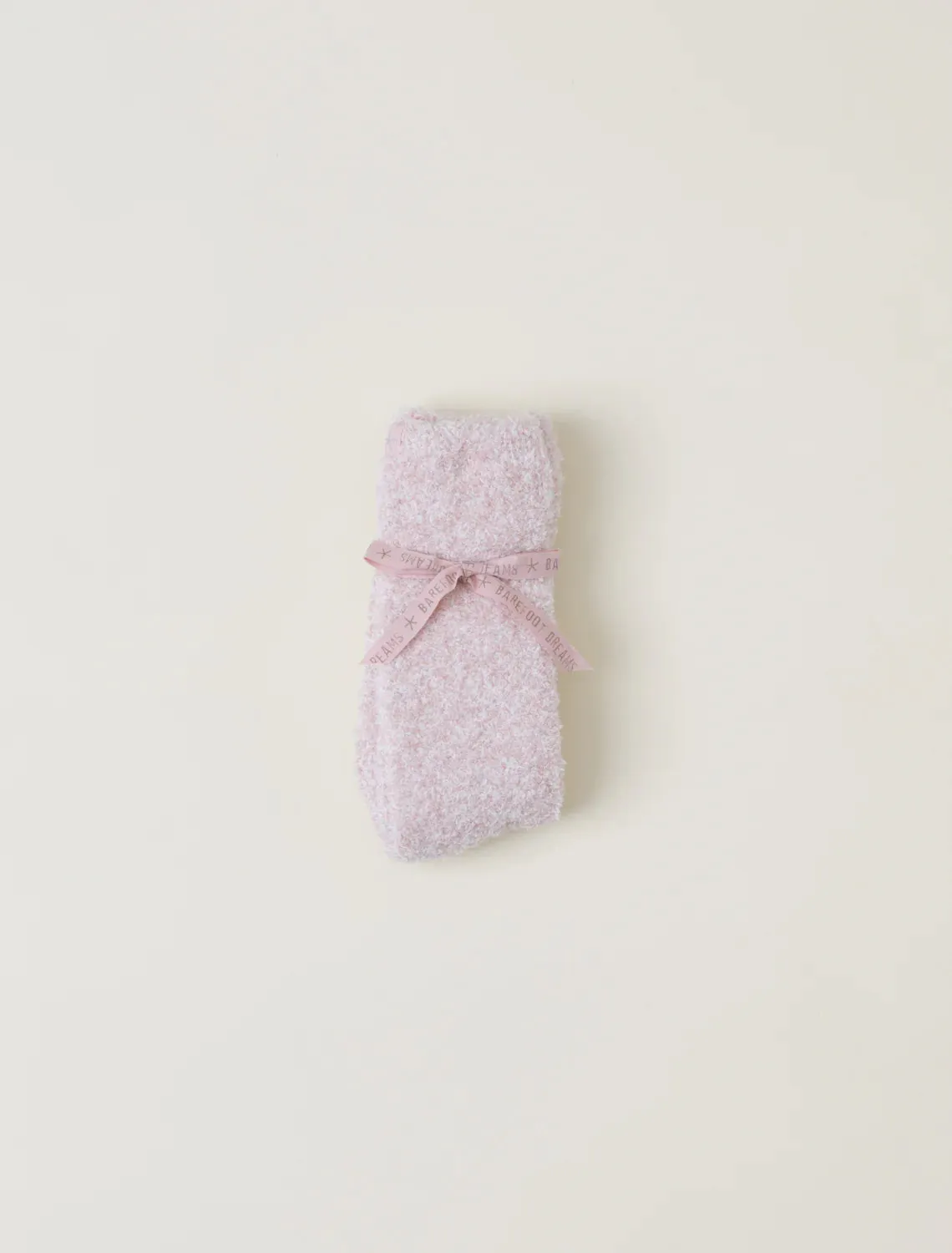 Cozychic® Heathered Socks - Dusty Rose/White