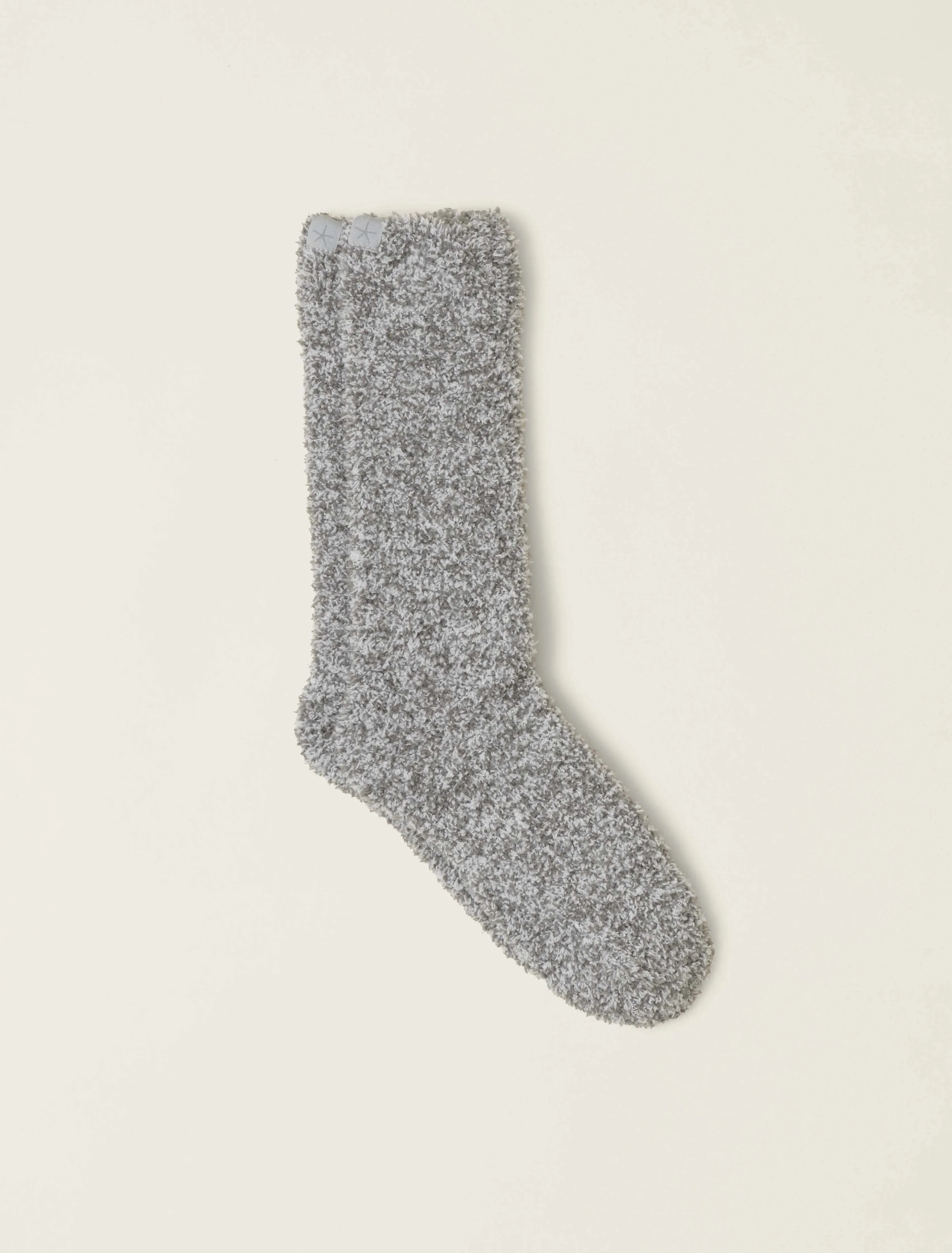 Cozychic® Heathered Socks - Moonbeam/White