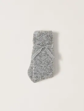 Cozychic® Heathered Socks - Moonbeam/White