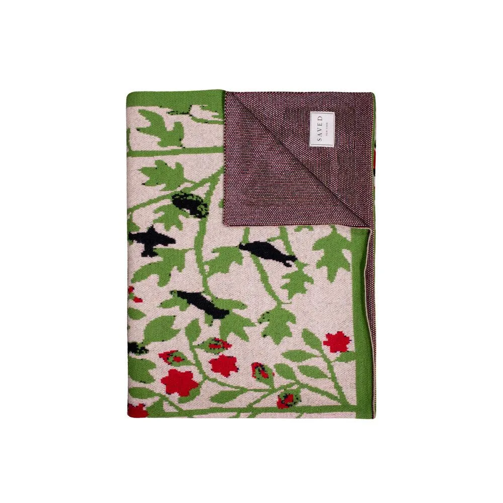 Eden's Garden Cashmere Blankets by Saved NY