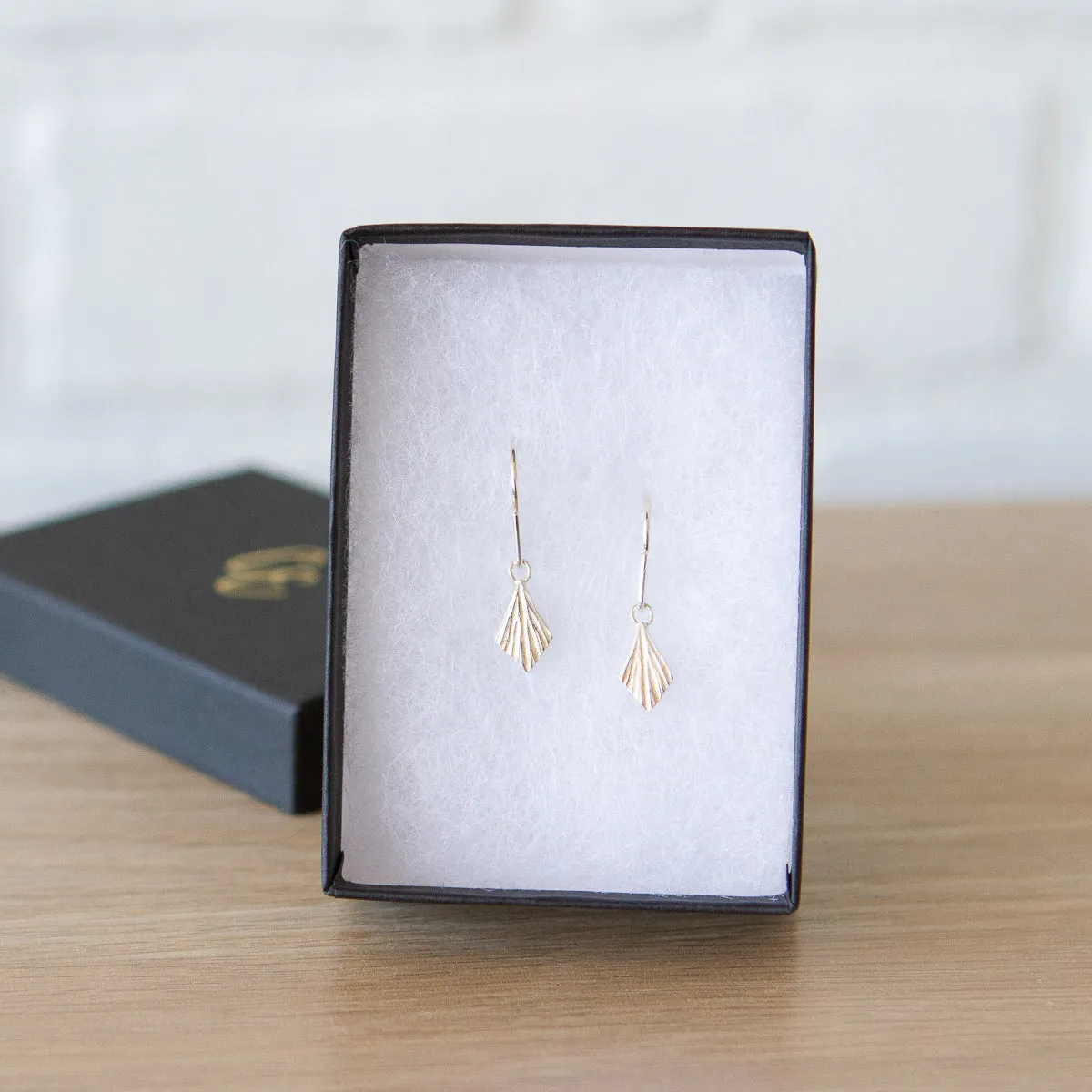 Flame Silver Dangle Earrings