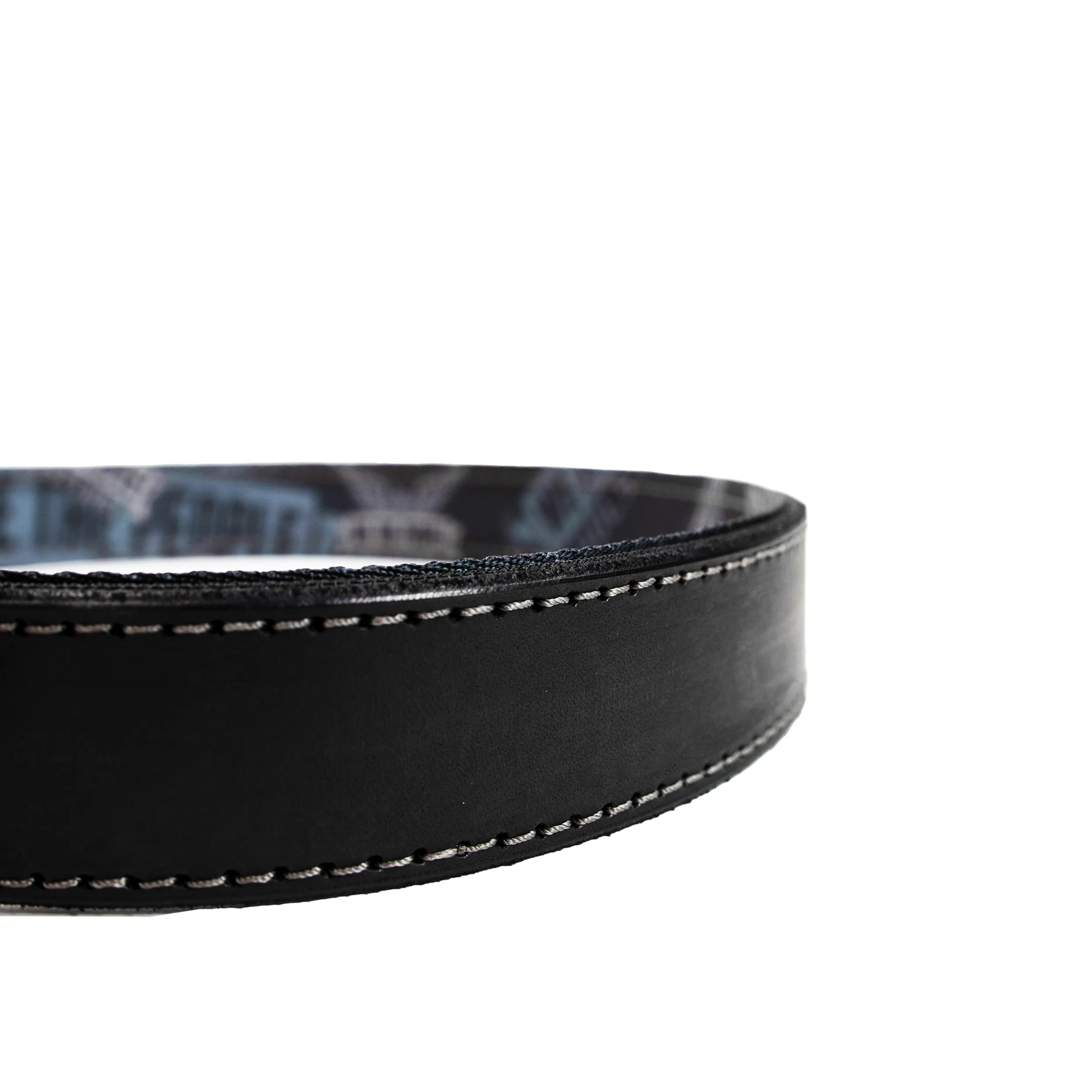 Independence Leather Gun Belt Reinforced with Scuba Nylon
