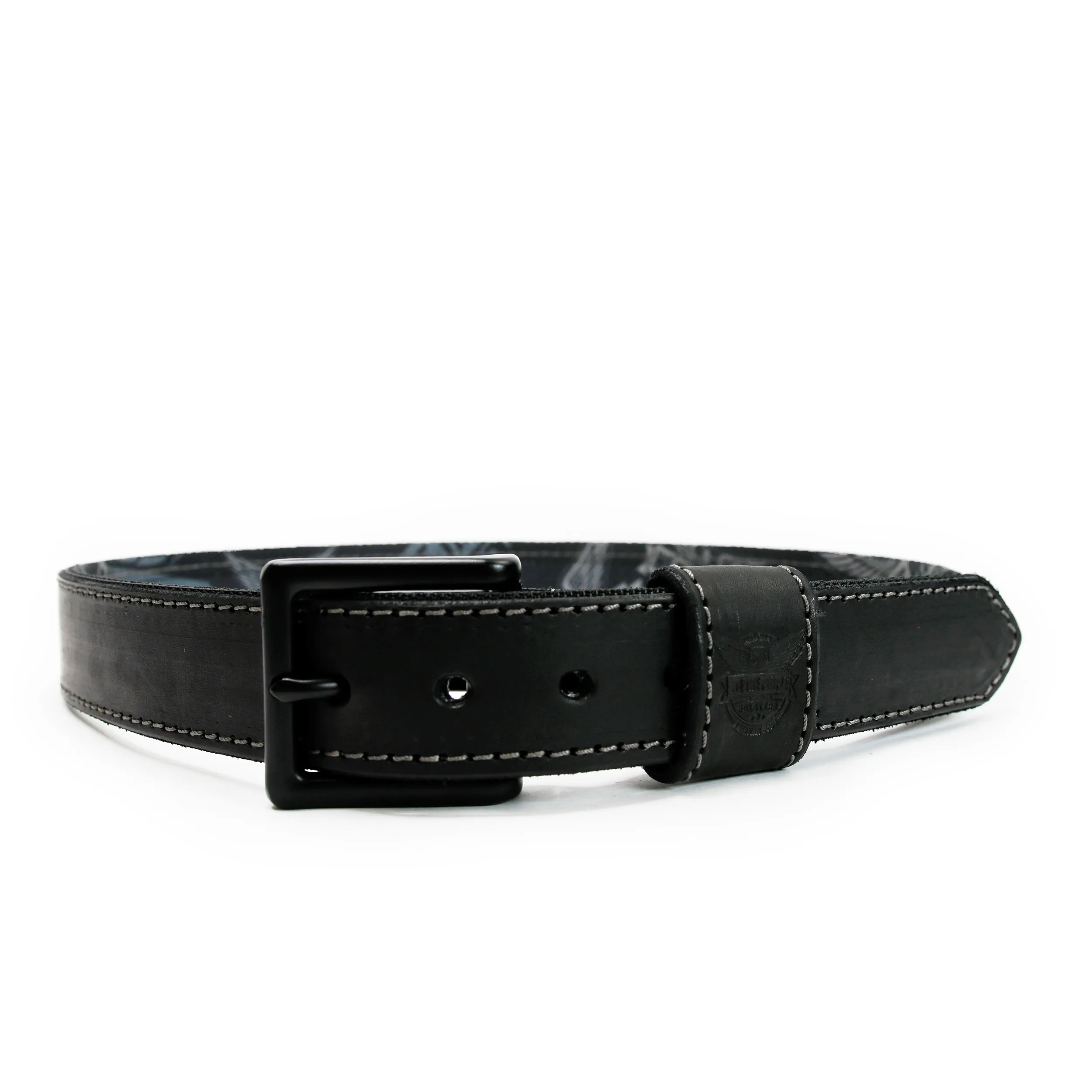 Independence Leather Gun Belt Reinforced with Scuba Nylon