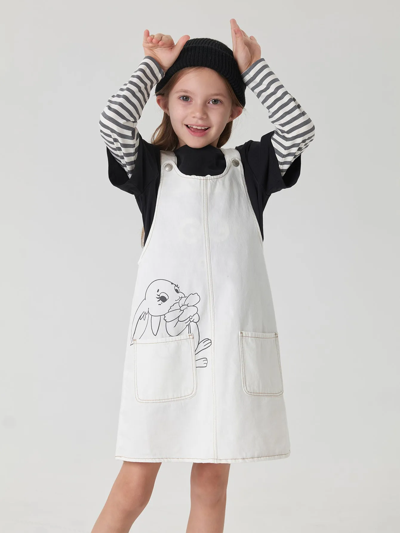 MARC & JANIE Girls Halter Denim Dresses Jeans Strappy Skirts 240109