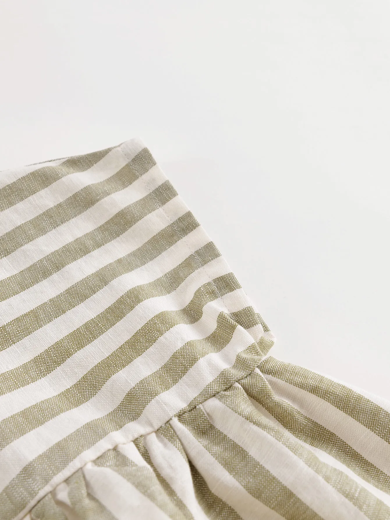 MARC & JANIE Girls Linen Stripes Shirts 230239