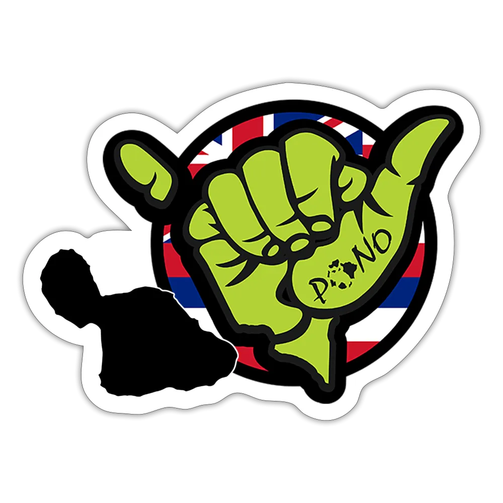 Maui Strong Shaka Sticker