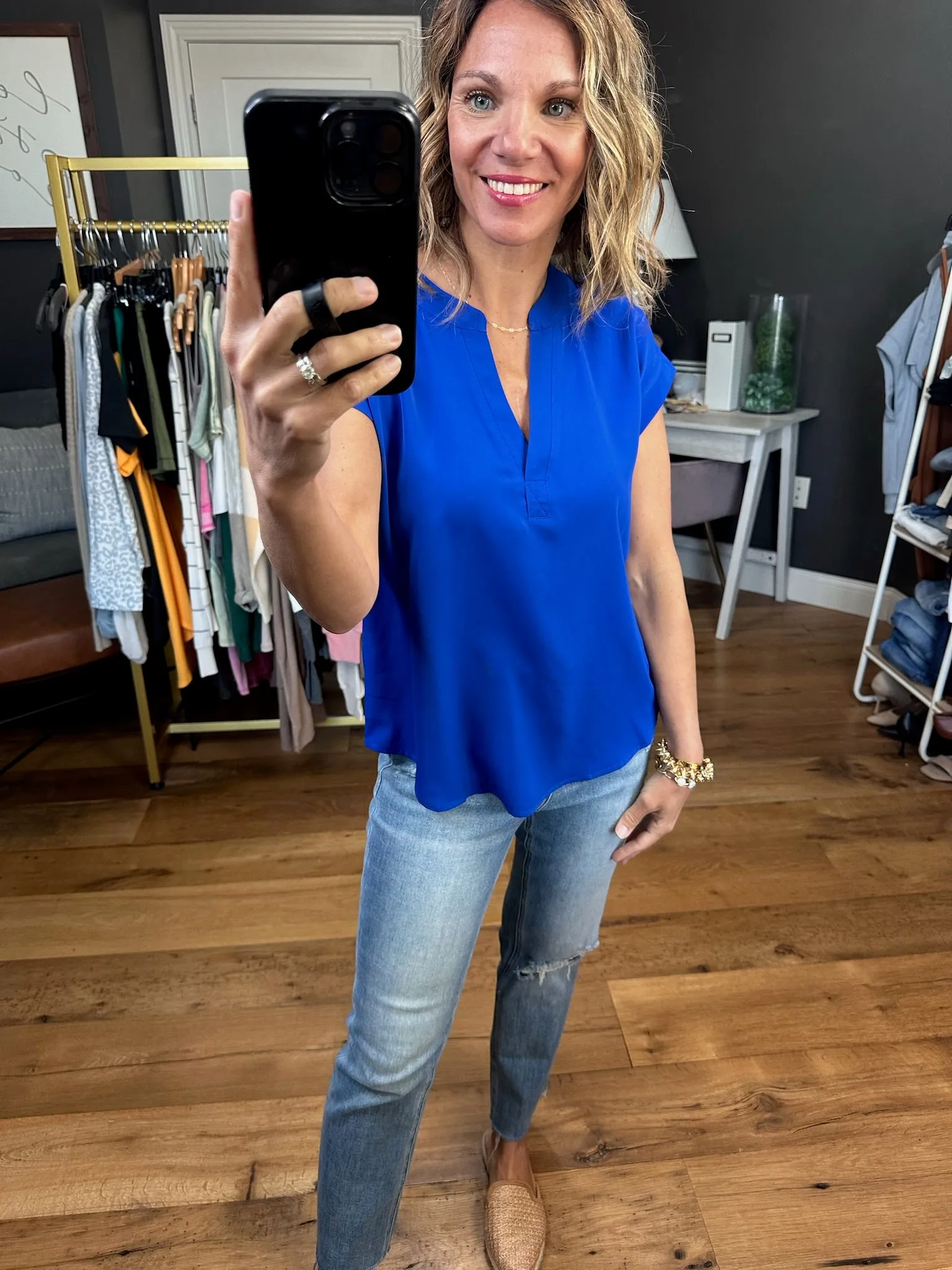 Moving Mountains V-Neck Top - Multiple Options