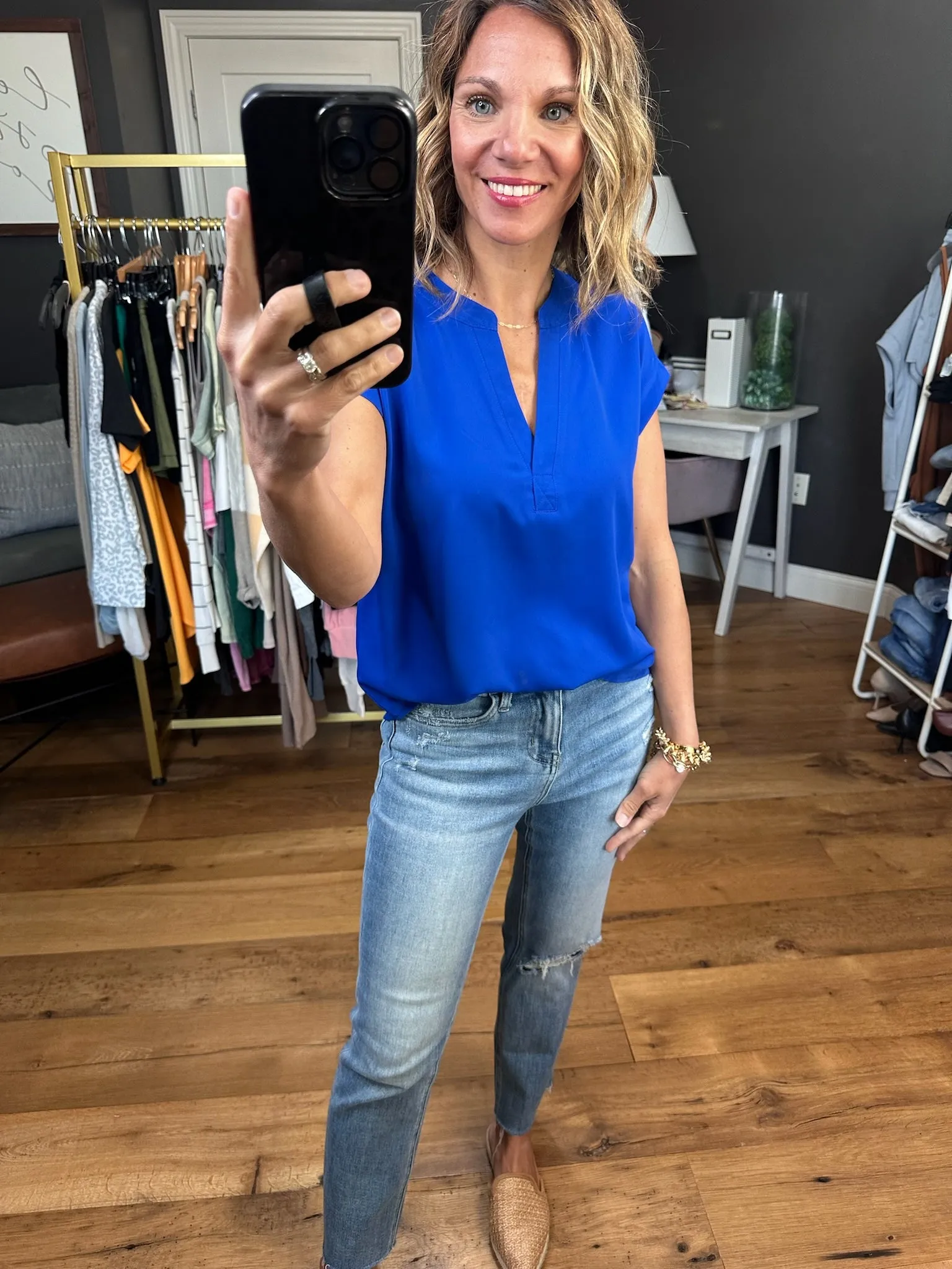 Moving Mountains V-Neck Top - Multiple Options