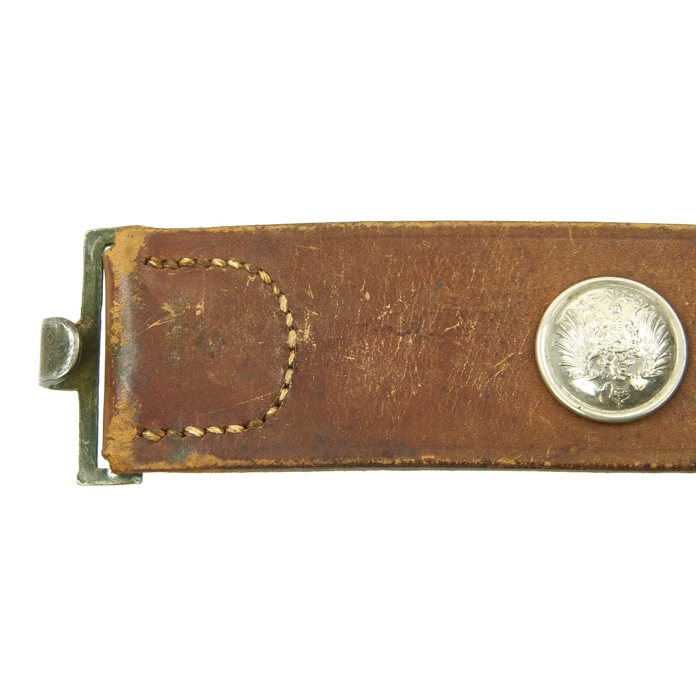 Original Imperial German WWI Hate Belt with Got Mit Uns Buckle
