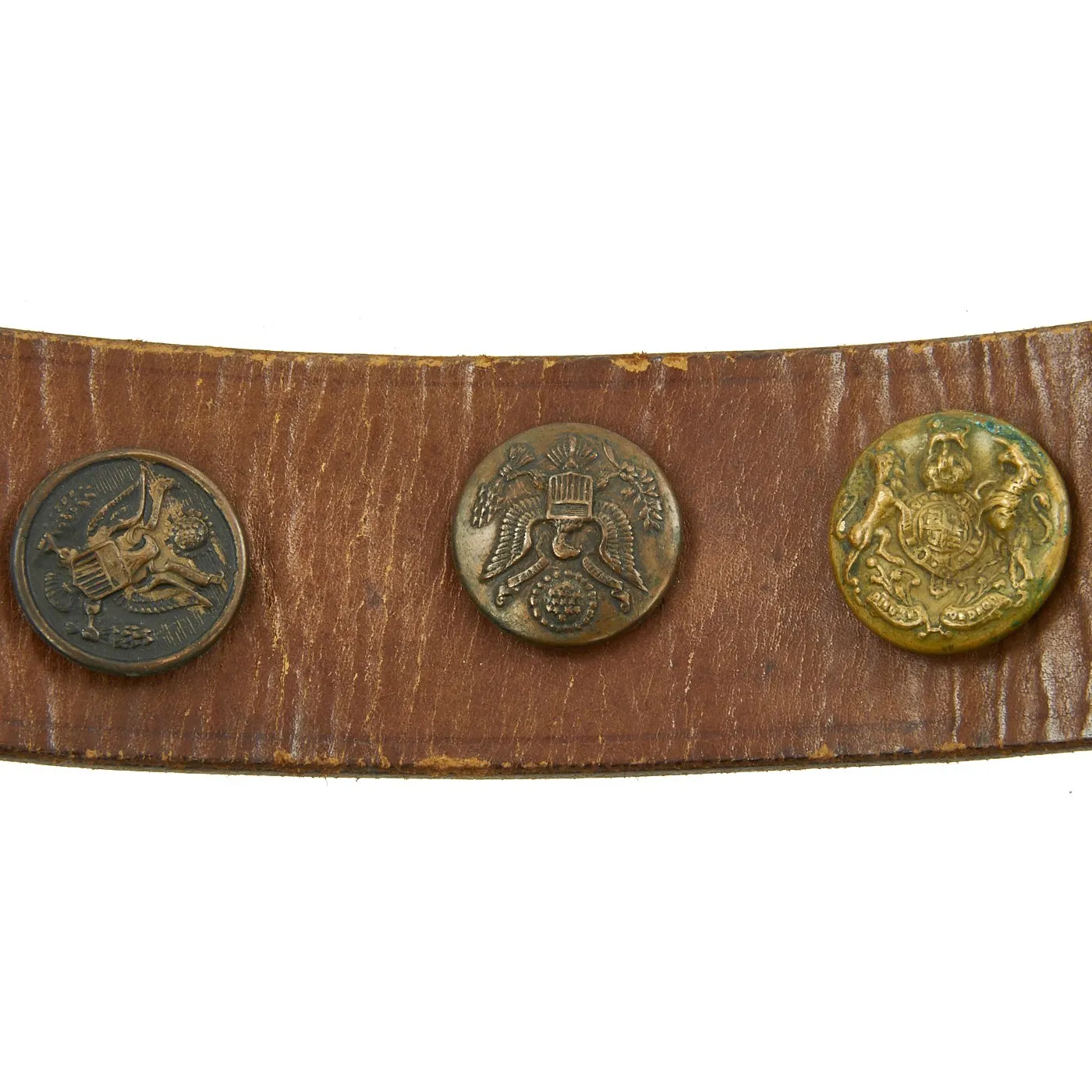 Original Imperial German WWI Hate Belt with Got Mit Uns Buckle