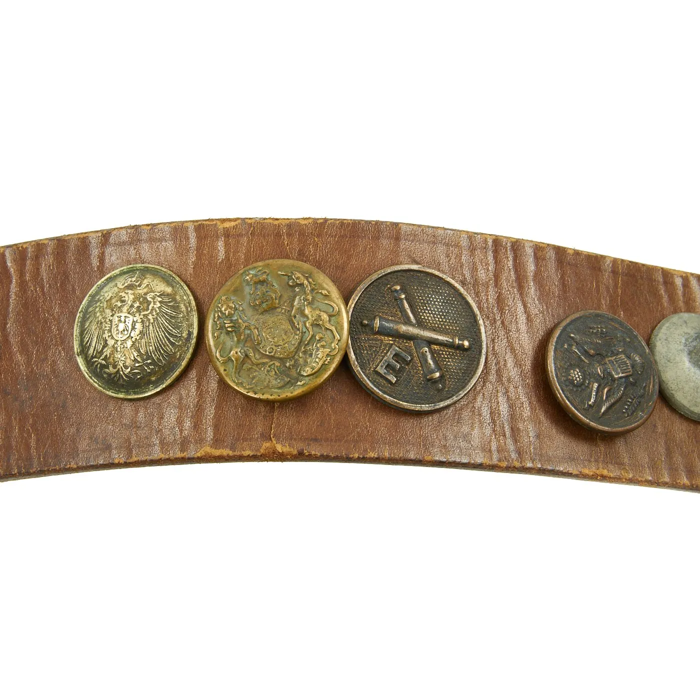 Original Imperial German WWI Hate Belt with Got Mit Uns Buckle