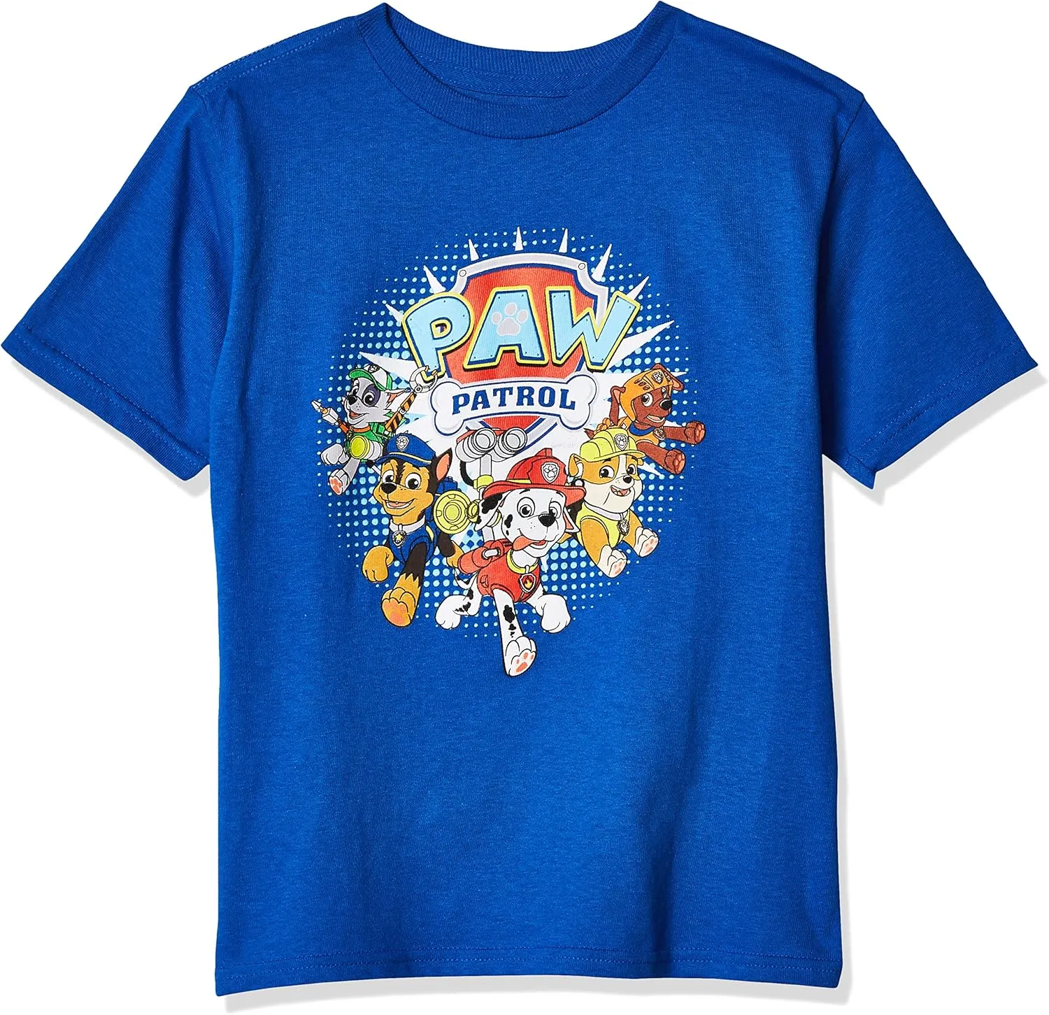 Paw Patrol Baby-Boys Toddler Group Short Sleeve T-Shirt Royal