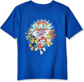 Paw Patrol Baby-Boys Toddler Group Short Sleeve T-Shirt Royal