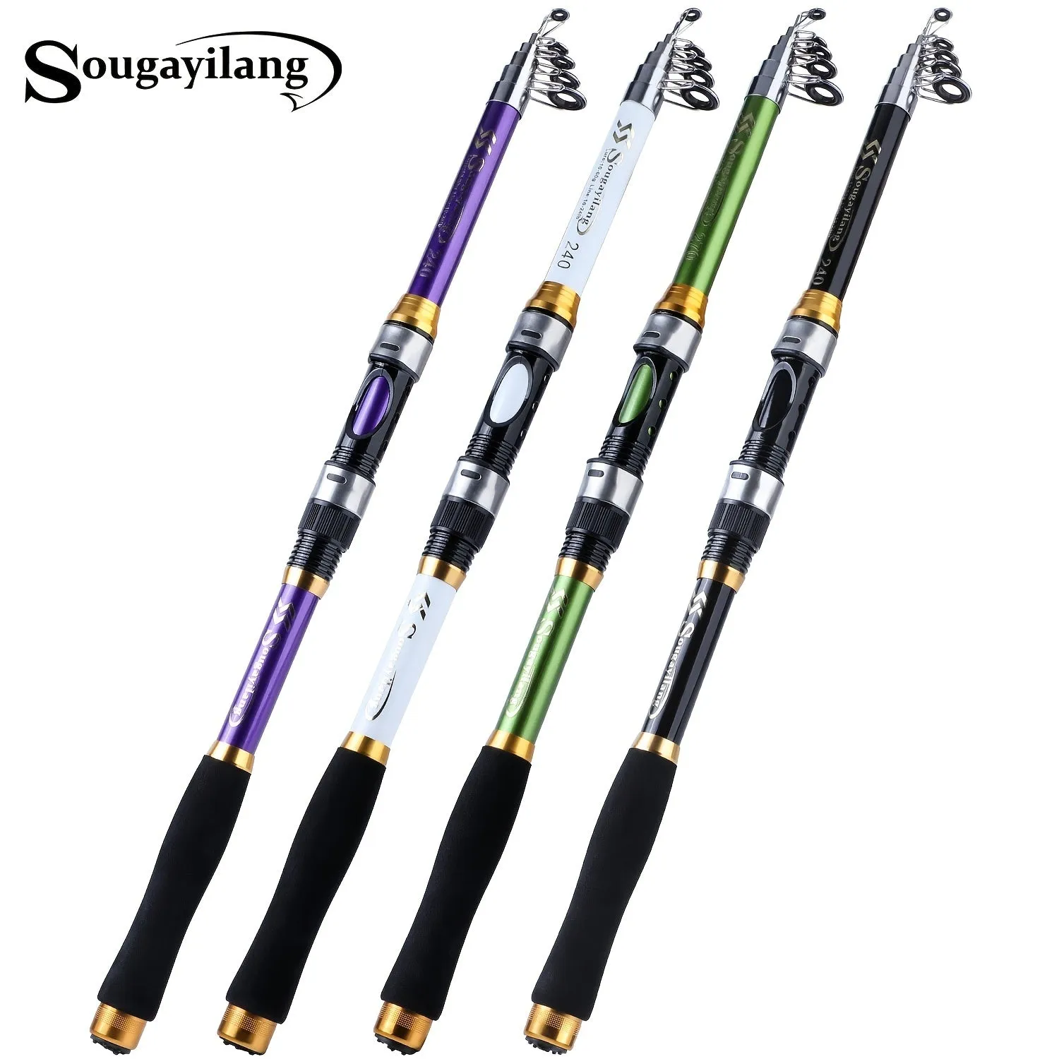 Portable Telescopic Fishing Rod for Saltwater Fishing On the Go