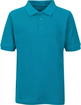 Premium Wear Boys School Uniform Short Sleeve Stain Guard Polo Shirt