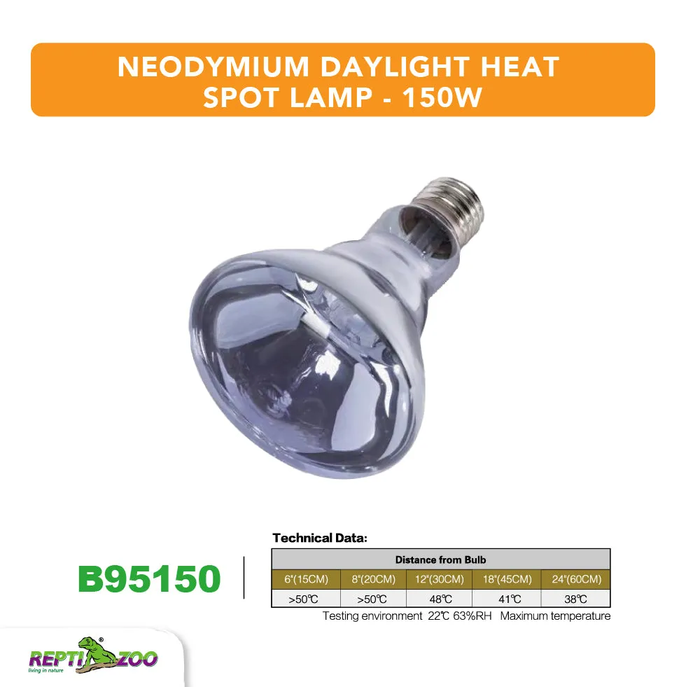 REPTIZOO Neodymium Daylight Heat Spot Lamps