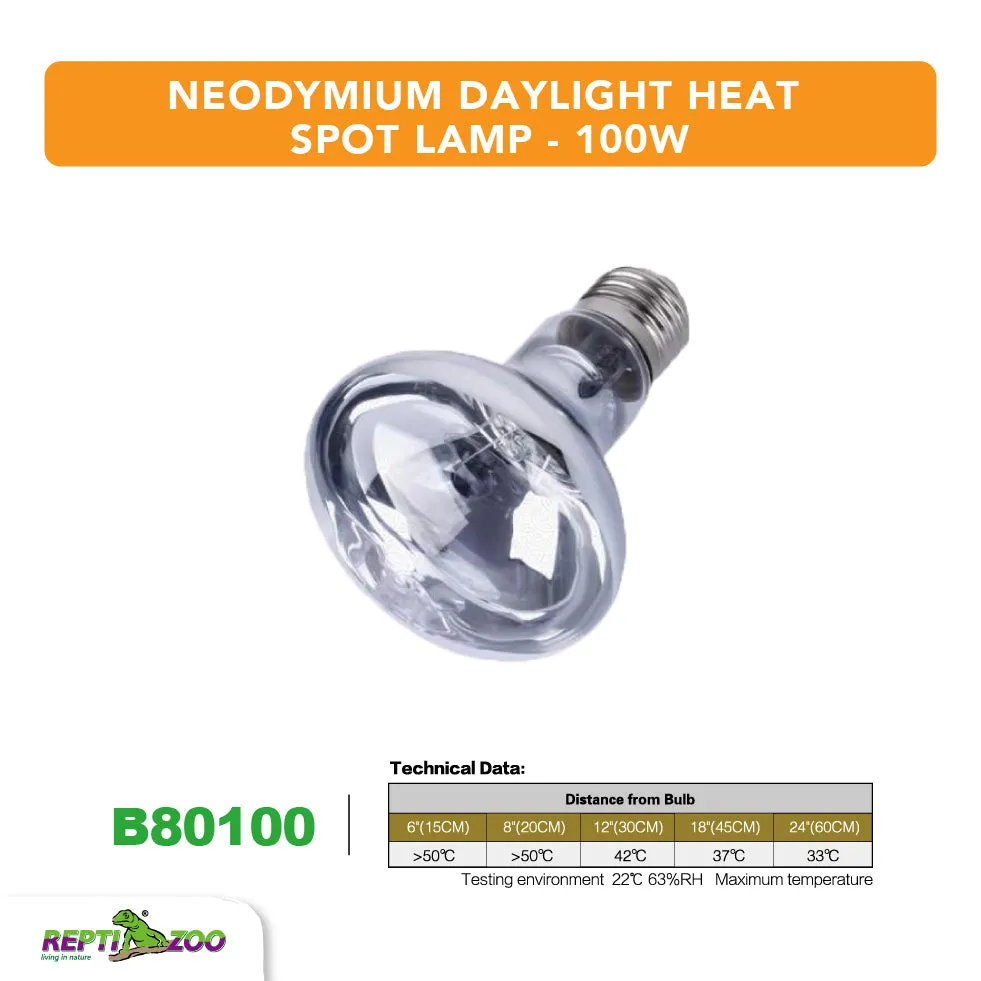 REPTIZOO Neodymium Daylight Heat Spot Lamps