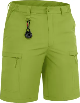 TACVASEN Men's Hiking Cargo Shorts Quick Dry Lightweight for Outdoor Golf Fishing Tactical Casual with Multi Pockets