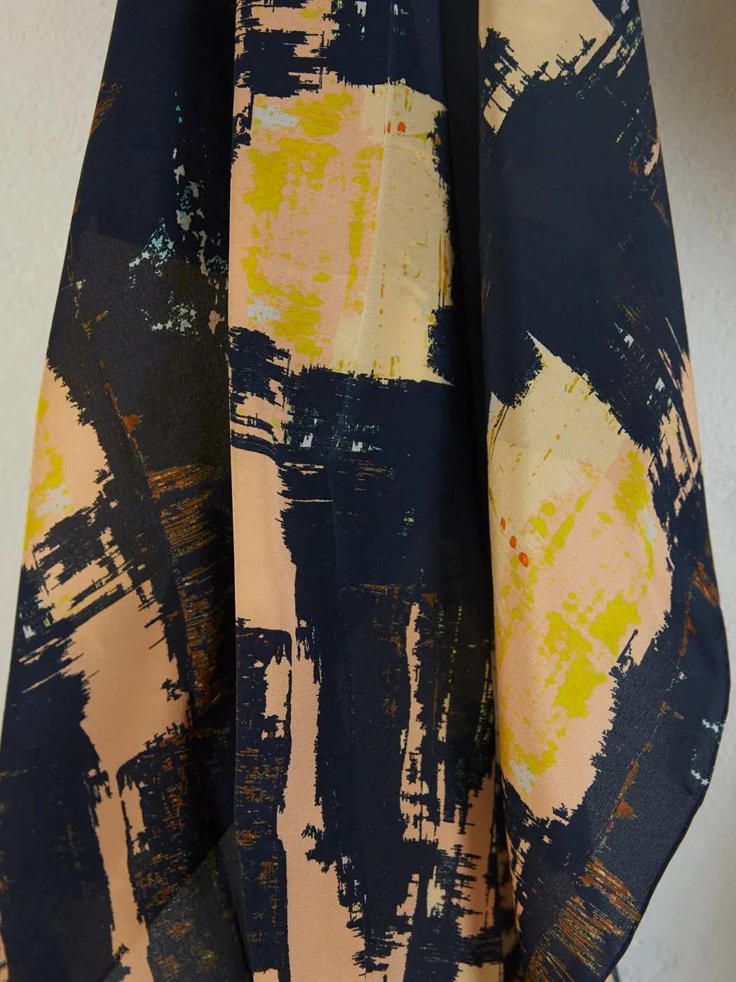 Winter Stripe Silk Scarf