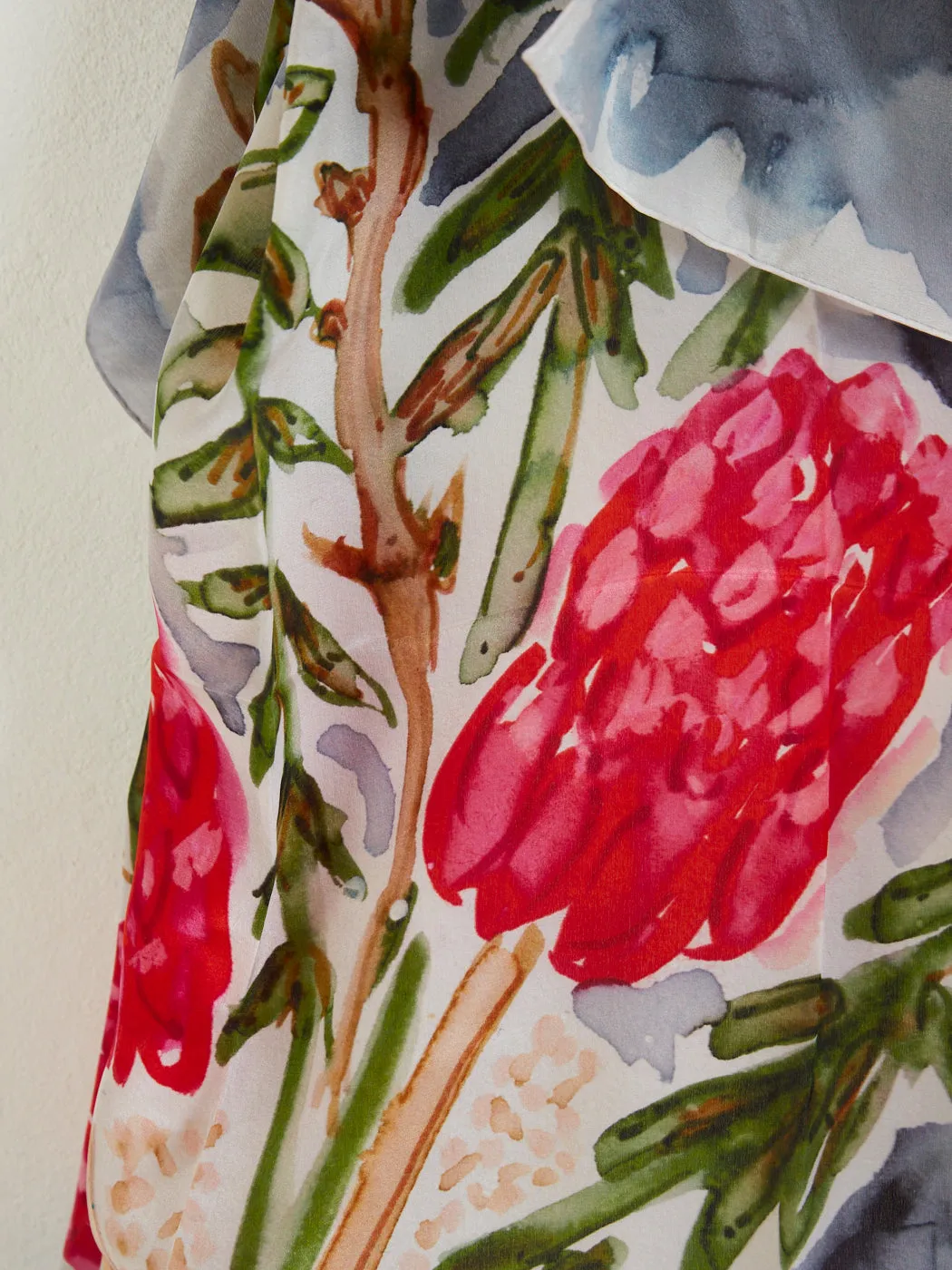 Winter Vase Silk Scarf