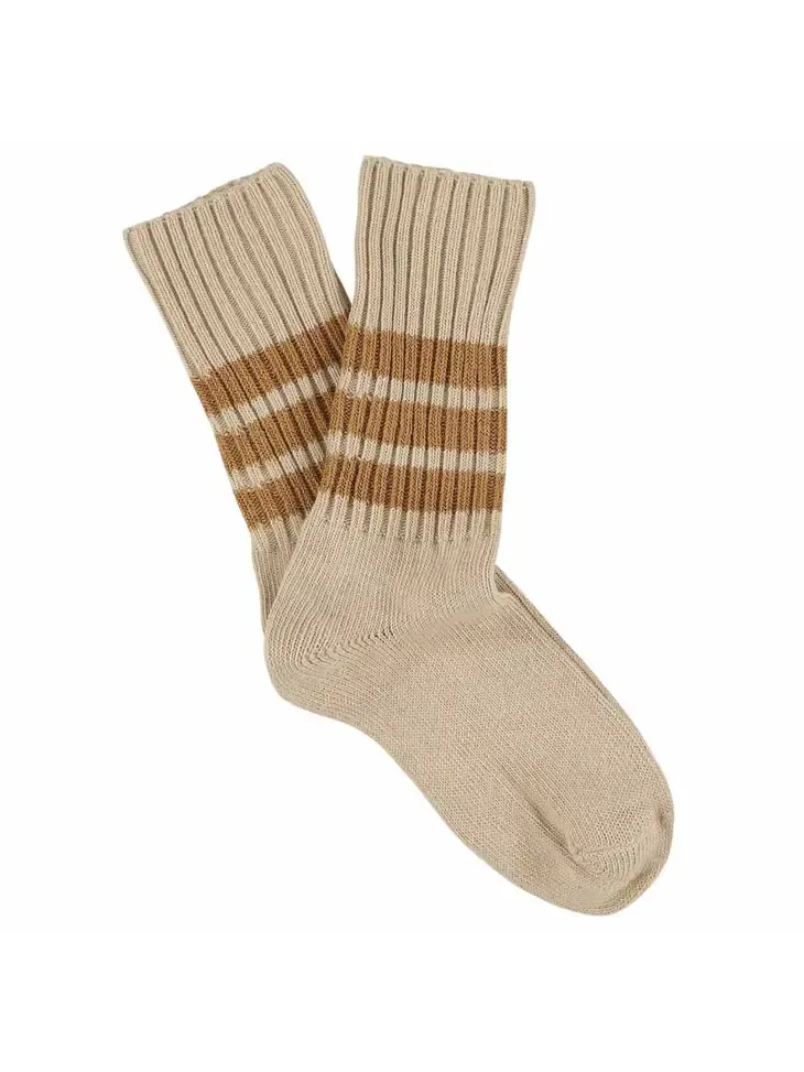 Women Stripes Crew Socks