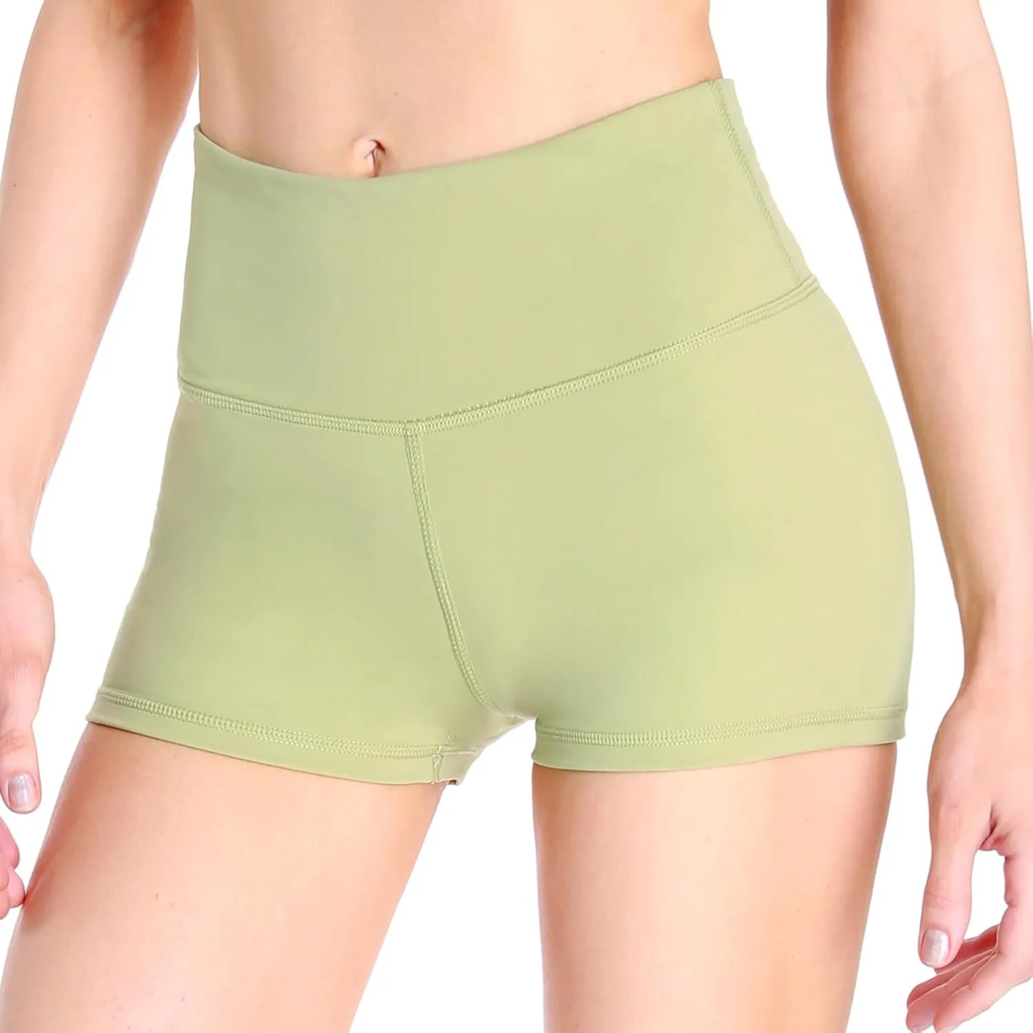 Women's Workout Yoga Athletic Running Dance Gym Shorts High Waist Cheerleader Volleyball Short Pants