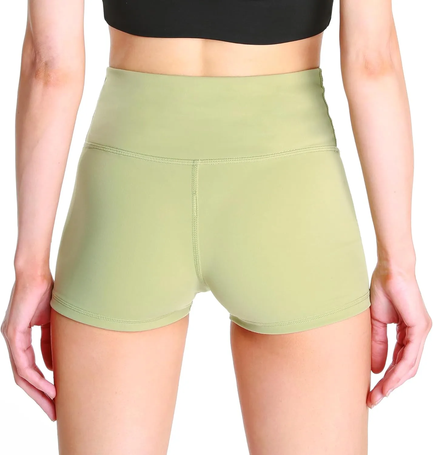 Women's Workout Yoga Athletic Running Dance Gym Shorts High Waist Cheerleader Volleyball Short Pants
