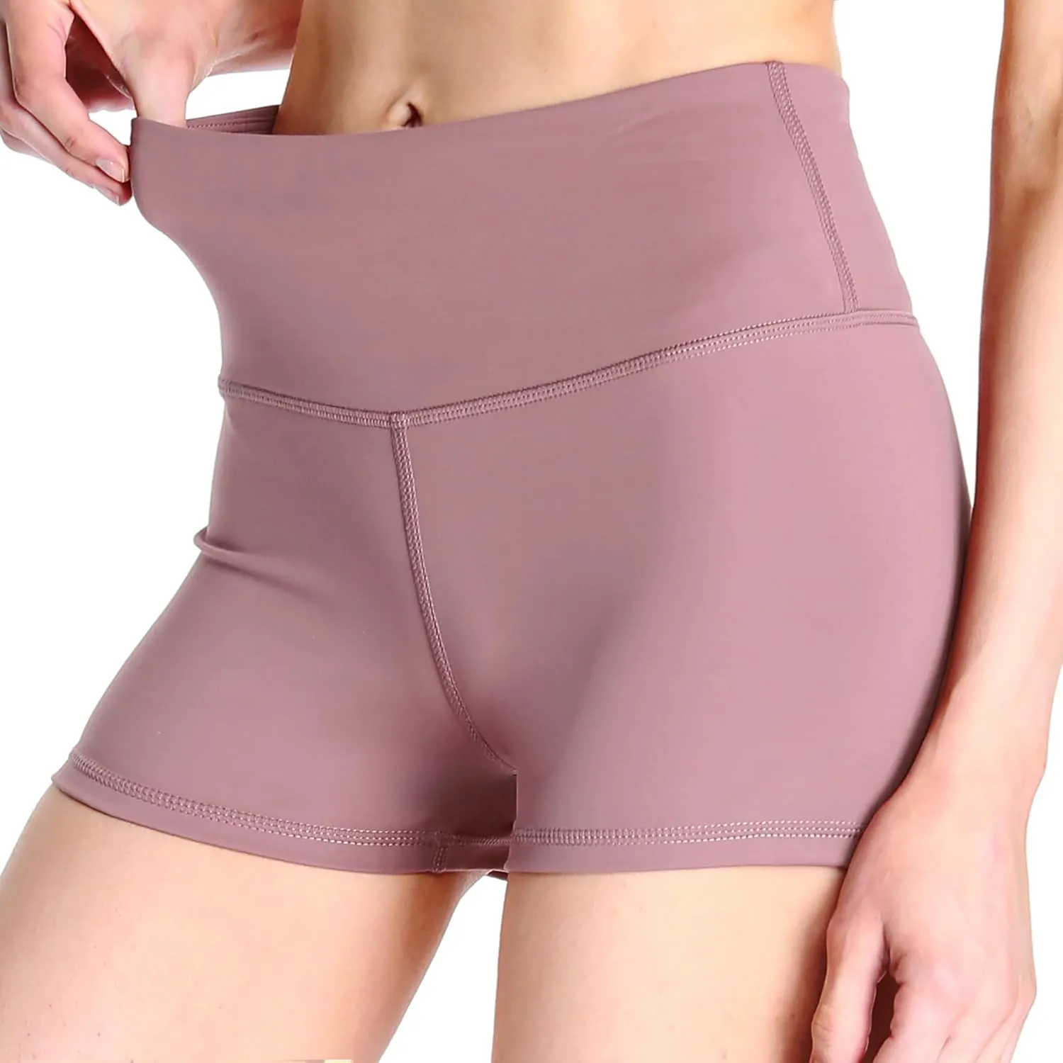 Women's Workout Yoga Athletic Running Dance Gym Shorts High Waist Cheerleader Volleyball Short Pants